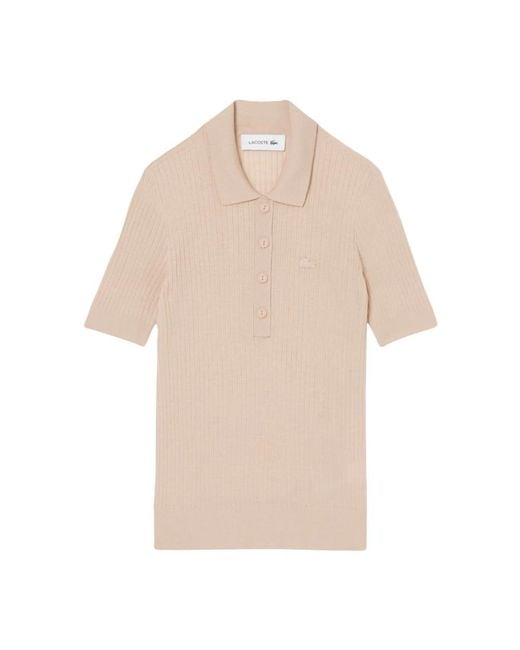 Lacoste Natural Polo Shirts