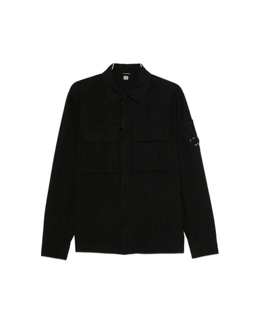 C P Company Black Light Jackets for men