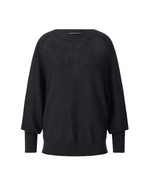 Luisa Cerano Round-Neck Knitwear in het Blue