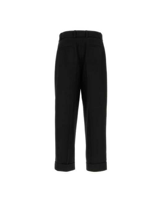 Jil Sander Schwarze wollhose stilvoll und gemütlich in Black für Herren