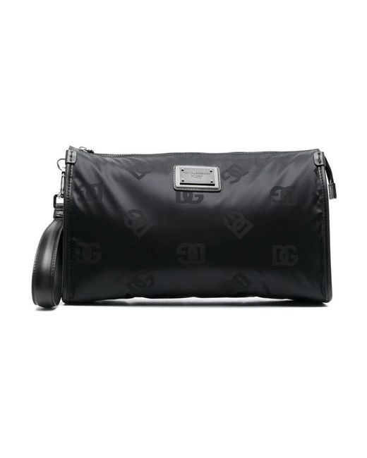 Dolce & Gabbana Black Toilet Bags for men