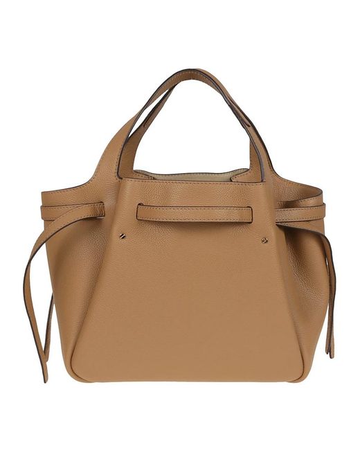Tory Burch Brown Shopping Bags
