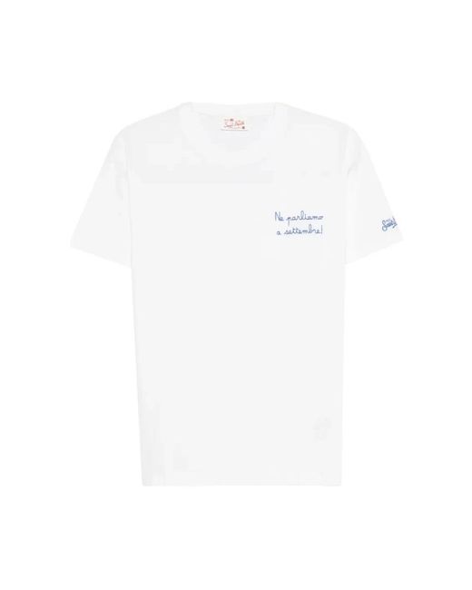 Mc2 Saint Barth White T-Shirts for men