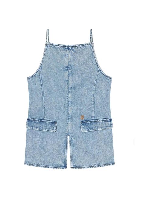 ARMANI EXCHANGE Blue Top Aus Denim