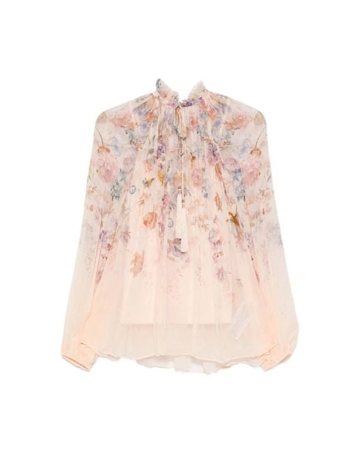 Blouses di Zimmermann in Pink