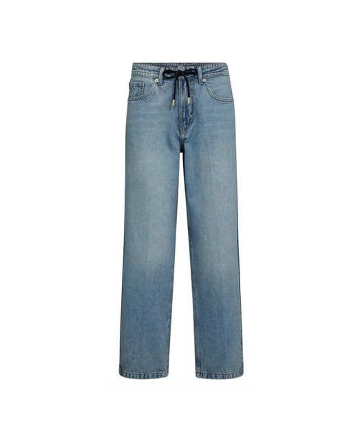 Haute L'Amitié Blue Straight Fit Jeans