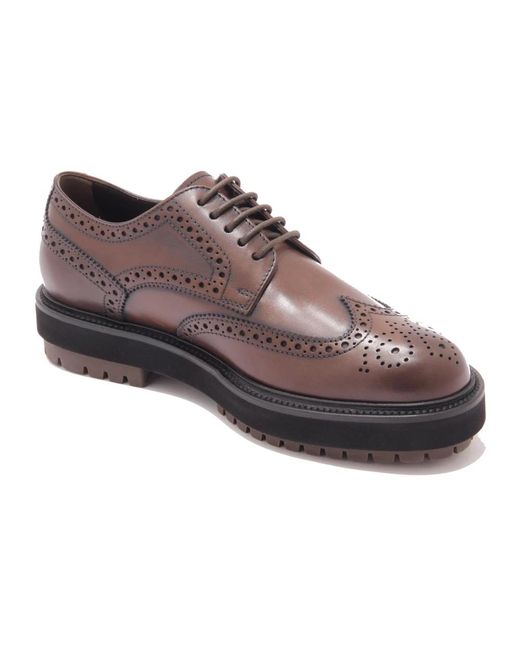 Tod's Brown Laced Shoes for men