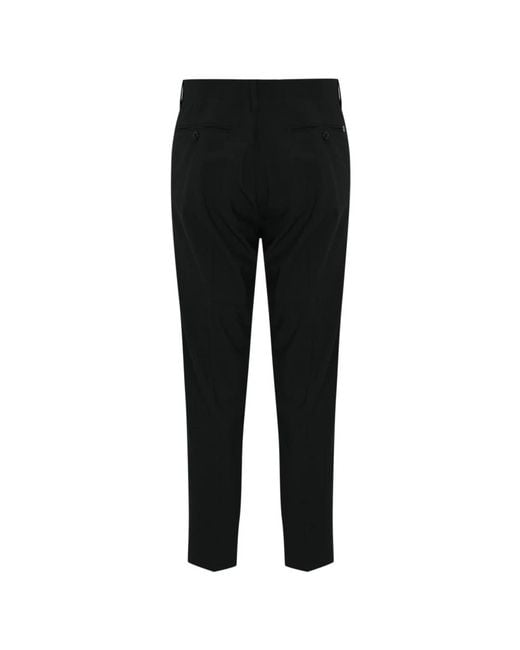 Dondup Black Slim-Fit Trousers for men