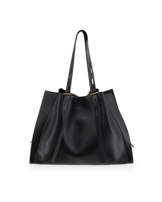 MINOBOSSI Black Shopping Bags