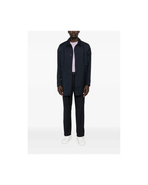 Herno Black Single-Breasted Coats for men