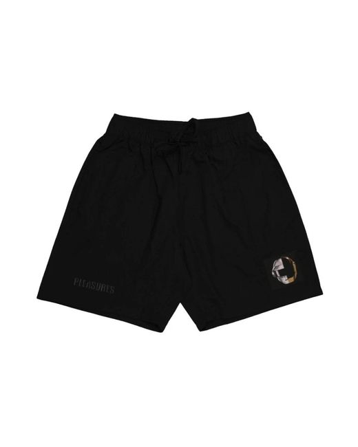 Casual Shorts Pleasures de hombre de color Black