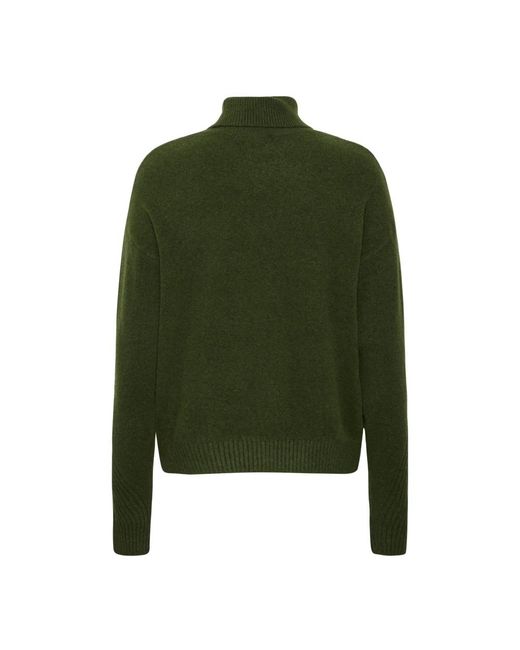 Ichi Green Turtlenecks
