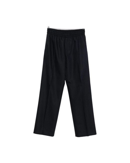 Golden Goose Deluxe Brand Black Wide Trousers for men