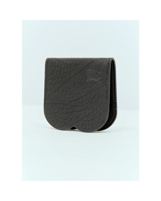 Burberry Accessoires ,Zwart ,Leer Chess Opvouwbare Kaarthouder in het Black