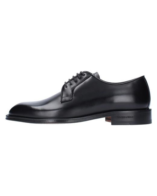 DSquared² Black Dress Shoes for men