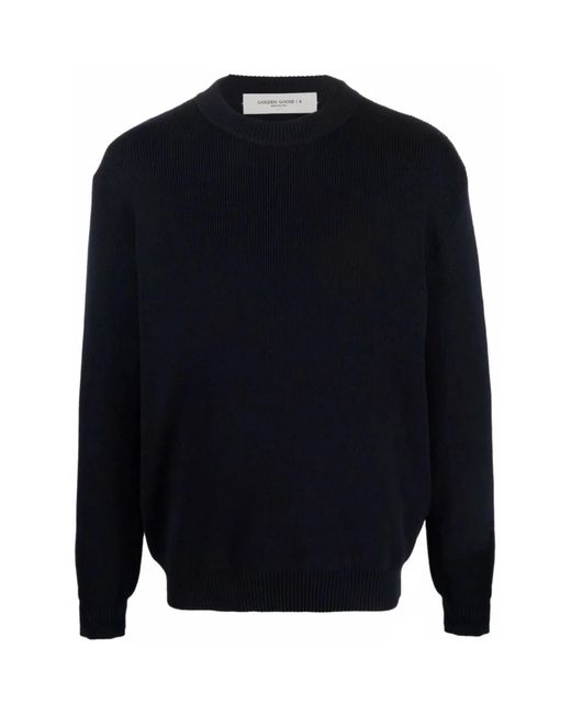 Round-Neck Knitwear Golden Goose Deluxe Brand pour homme en coloris Blue