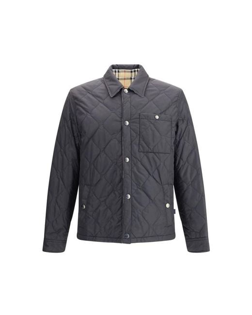 Burberry Wendbare Stepp-Nylonjacke in Gray für Herren