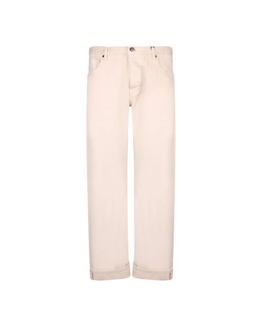 Amaranto Pink Straight Fit Jeans for men