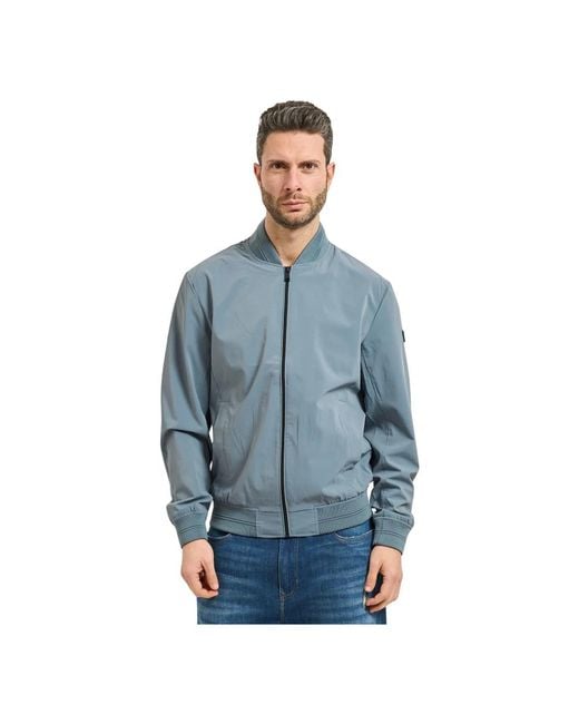 Guess Blue Bomber Jackets for men