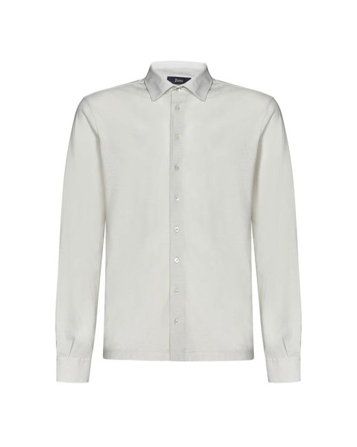 Herno Gray Casual Shirts for men