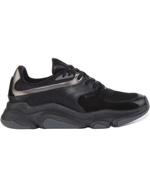HUGO Black Sneakers for men