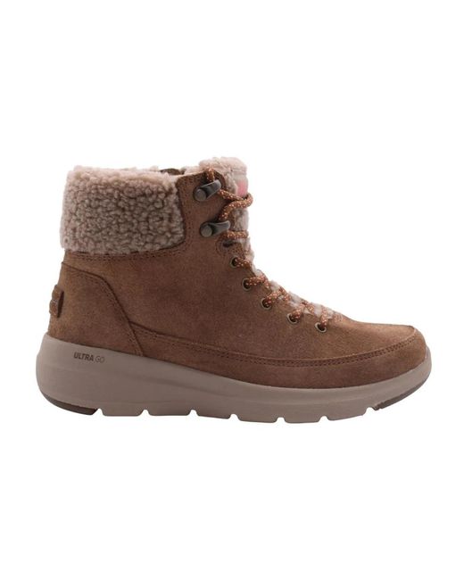Skechers Brown Winter Boots