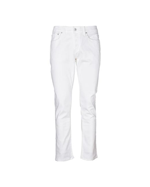 CYCLE White Slim Fit Jeans for men