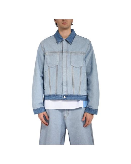 Arte' Denim Inside/Out Jas in het Blue voor heren