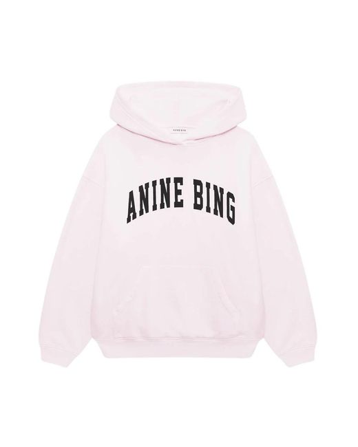 Anine Bing Pink Hoodies