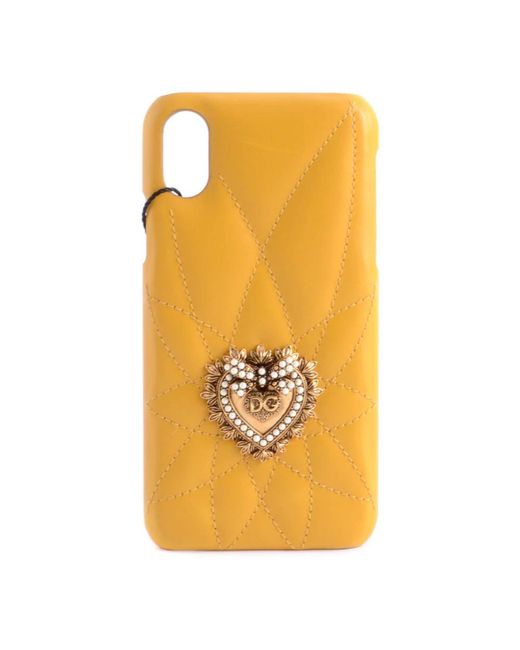 Dolce & Gabbana Metallic Phone Accessories