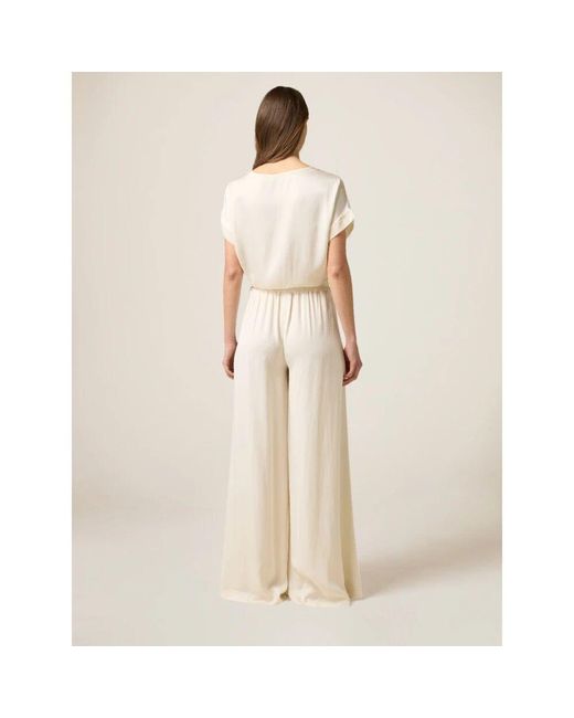 Wide Trousers di Oltre in Natural