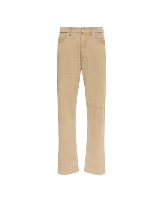 MM6 by Maison Margiela Natural Straight Jeans for men