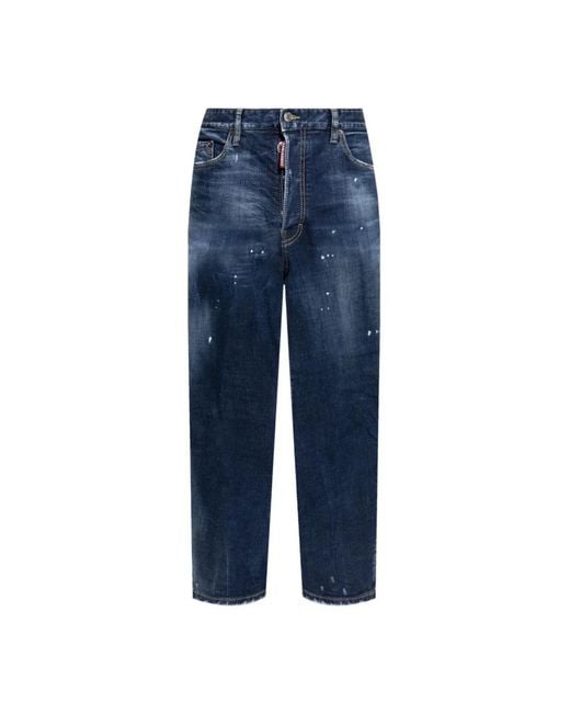 DSquared² Blue Straight Fit Jeans for men