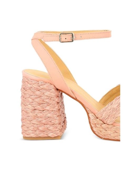 Castaner Pink High Heel Sandals