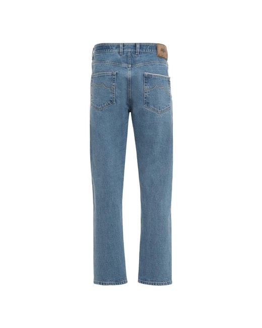 Moorer Blue Straight Jeans for men