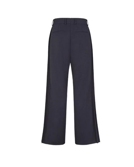 Fendi Blue Wide Trousers for men