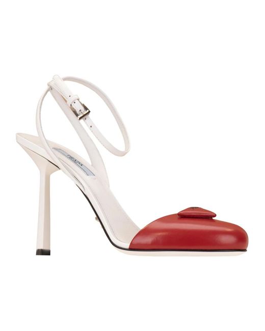 Prada Red High Heel Sandals