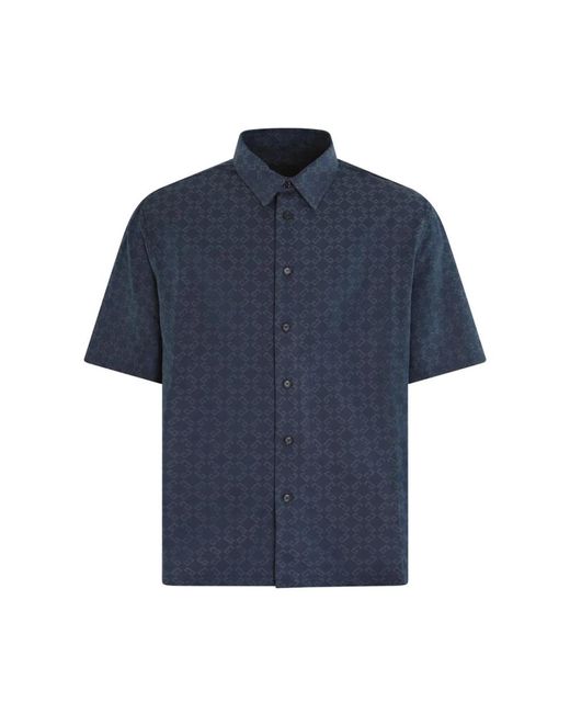 Short Sleeve Shirts Givenchy de hombre de color Blue