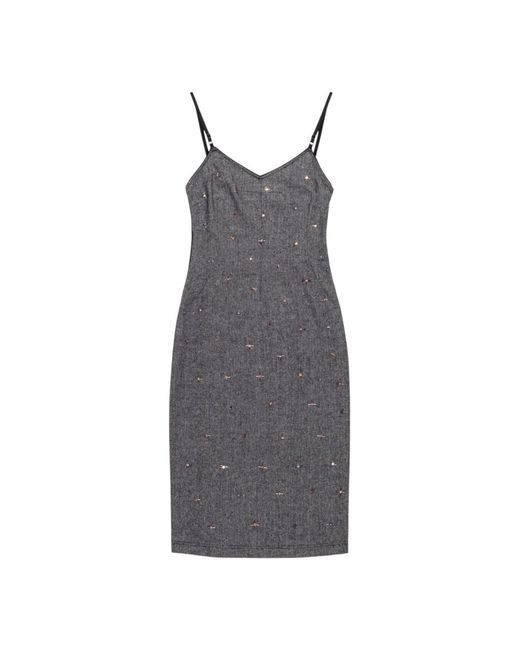 Nenette Gray Midi Dresses