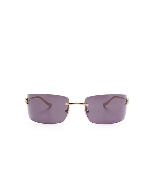Cartier Purple Sunglasses