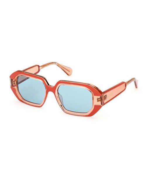 MAX&Co. Blue Sonnenbrille quadratisch transparent