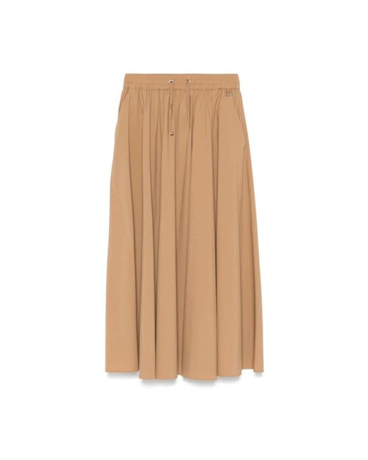 Herno Brown Midi Skirts