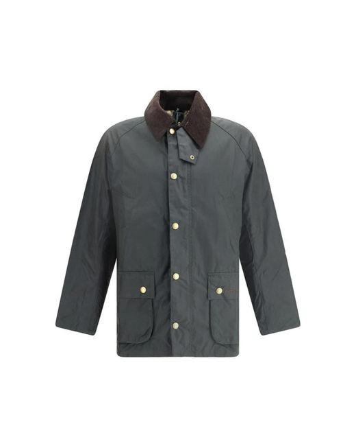 Barbour Jassen ,Groen ,Katoen Klassieke Ashby Jas Met Tartan Voering in het Gray voor heren
