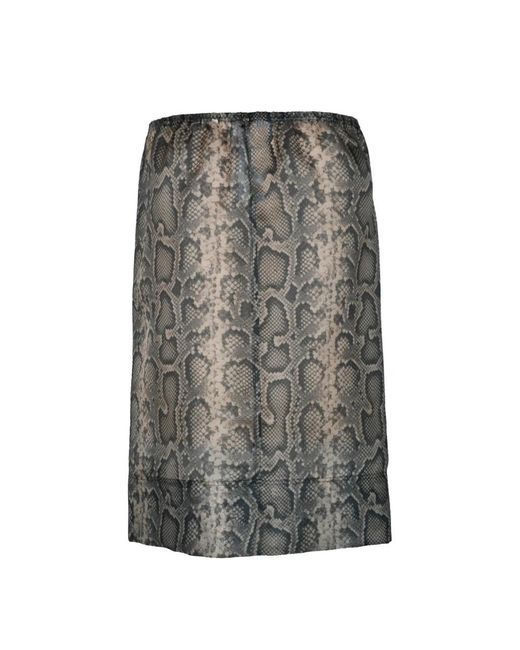 Sportmax Gray Short Skirts