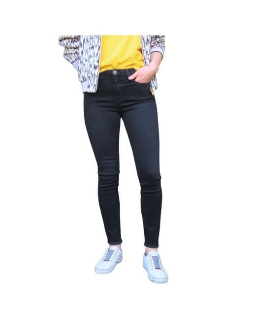 Denim Studio Blue Slim-Fit Trousers