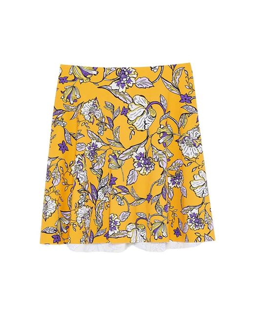 Patrizia Pepe Yellow Short Skirts