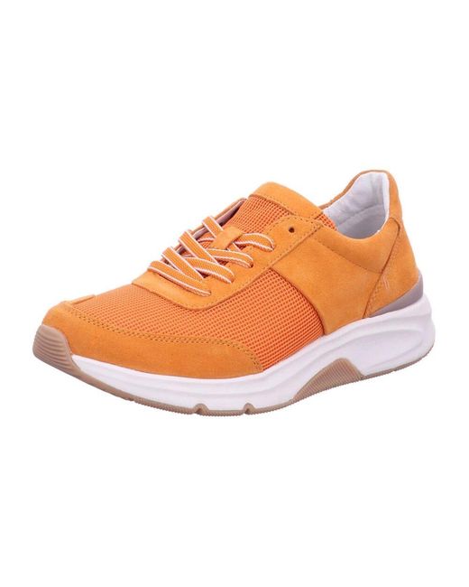 Gabor Orange Schnür-Sneakers
