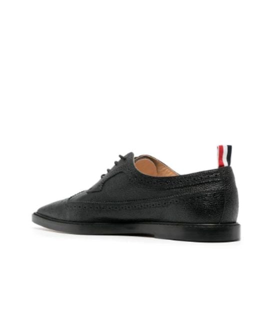 Thom Browne Black Laced Shoes