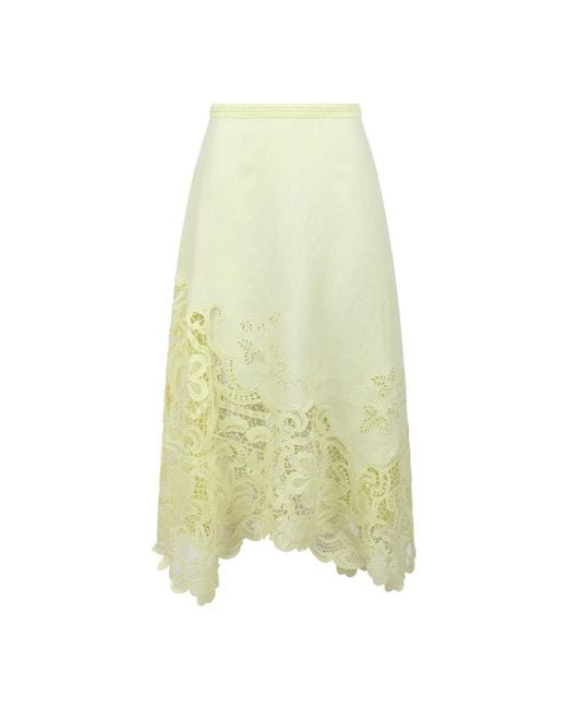 Midi Skirts Ulla Johnson en coloris Yellow
