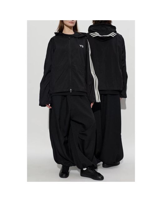 Y-3 Hoodies & Sweatvesten ,Zwart ,Logo Hoodie in het Black